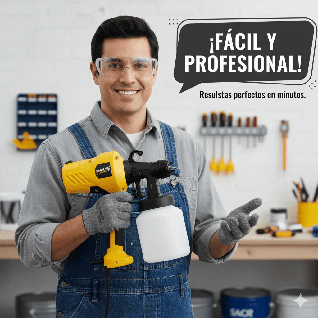 Pistola pulverizadora eléctrica de alta potencia ⚡🎨